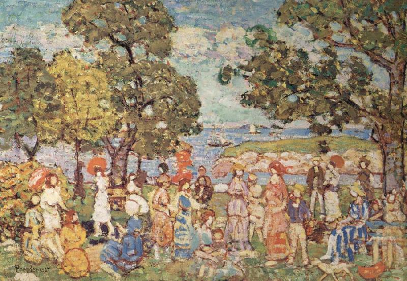Maurice Prendergast The Promenade oil painting picture